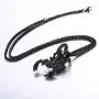 U7 Scorpio Necklace Pendant with Gold Plated Chain Zodiac Constellation Jewelry for Men/Women U7 Scorpio Necklace Pendant with Gold Plated Chain Zodiac Constellation Jewelry for Men/Women