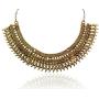 Sansar India Kolhapuri Choker Indian Necklace Earrings Jewelry Set for Girls and Women 1345