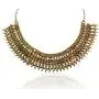 Sansar India Kolhapuri Choker Indian Necklace Earrings Jewelry Set for Girls and Women 1345