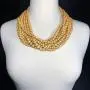 Gypsy Jewels 8 Row Layered Wood Beads Chunky Statement Necklace Gypsy Jewels 8 Row Layered Wood Beads Chunky Statement Necklace