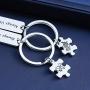 SIDIMELO Long Distance Relationship Gifts,Couples Keychains Jewelry Gifts Always Under The Same Sky Key Chain Gift for Her Him Husband Wife Boyfriend Girlfriend