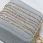 YienDoo Boho Gold Multilayer Sequin Necklace Tassel Chain Dainty Large Coin Disc Pendant Layered Necklace Bohemian Charm Jewelry for Women and Girls