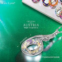 Kate Lynn Phoenix Necklaces for Women Valentines Day Gifts Crystals AB Necklace for Teen Girl Birthday Gifts for Mom Meaningful Necklace for Friend Colorful Lucky Pendant