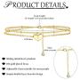 Florideco 14K Gold Plated Initial Bracelet for Women Letter Layered Chain Bracelet Dainty Alphabet Heart Charm Jewelry Gifts