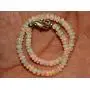 18+ Carat Natural Gemstone Ethiopian Opal Rondelle Plain Beads 7 Inch Bracelet