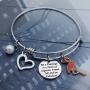 Flamingo Keychain Bracelet Be A Flamingo in A Flock of Pigeons Flamingo Lovers Gifts