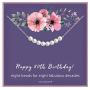 80th Birthday Gifts for Women - Sterling Silver Necklace Eight Pearls for Her 8 Decades - 80 Years Old Jewelry Gift Idea