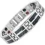 Willis Judd Blue Carbon Fiber Titanium Magnetic Bracelet Double Strength Adjusting Tool and Gift Box Included
