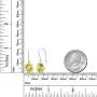 Gem Stone King 925 Sterling Silver Citrine Dangle Earrings For Women, 4.00 Cttw, Gemstone Birthstone Round 9MM Gem Stone King 925 Sterling Silver Citrine Dangle Earrings For Women, 4.00 Cttw, Gemstone Birthstone Round 9MM