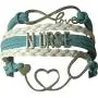Nurse Charm Stethoscope Infinity Love Bracelet, Nurse Jewelry, Teal and White Nurse Bracelet Makes Perfect Nurse Gifts Nurse Charm Stethoscope Infinity Love Bracelet, Nurse Jewelry, Teal and White Nurse Bracelet Makes Perfect Nurse Gifts
