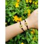 Pinky Pomise Distance Matching Bracelets for Best Friends Couple Family Women Mens Teen Girls Sunflower Boho Bracelet Friendship Jewelry