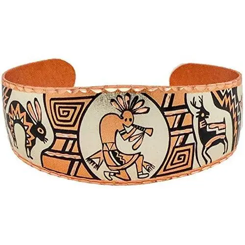 Southwest Native American Kokopelli Bracelets Unisex-Adult Women Kids Girls, Handmade Copper Kokopelli Jewelry Southwest Native American Kokopelli Bracelets Unisex-Adult Women Kids Girls, Handmade Copper Kokopelli Jewelry