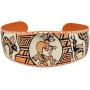 Southwest Native American Kokopelli Bracelets Unisex-Adult Women Kids Girls, Handmade Copper Kokopelli Jewelry