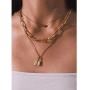 CLASSYZINT Lock Necklaces for Women Cute Padlock Necklaces Chain Necklaces with Lock Pendant Lock and Key Jewelry