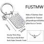 FUSTMW Baby Mine Elephant Keychain Movies Elephant Inspired Gifts Mom Baby Inspirational Jewelry Elephant Lover Gifts