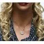 Forever Love Dancing Stone Flower Pendant Necklace, Sterling Silver & Swarovski Zirconia Forever Love Dancing Stone Flower Pendant Necklace, Sterling Silver & Swarovski Zirconia