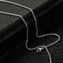 Besteel 2-5mm Womens Mens Stainless Steel Rolo Cable Wheat Chain Link Necklace 16-36 Inch