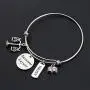 SEIRAA Scales of Justice Lawyer Gift Awesome Lawyer Bracelet Law Student Graduation Gift Stainless Steel Law Bracelet