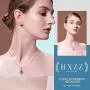 HXZZ Fine Jewelry Natural Gemstone Women Gifts 925 Sterling Silver Swiss Blue Topaz Pendant Necklace HXZZ Fine Jewelry Natural Gemstone Women Gifts 925 Sterling Silver Swiss Blue Topaz Pendant Necklace