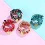 DINGFASHION Beaded Bracelets Stackable Bracelets Bohemian Stretch Strand Bangles 4 Strings Bracelet Set, Heart Charm Starfish Charm