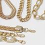 3Pcs Gold Plated Chain Bracelet Pearl Bracelet Set for Women Teen Girls