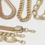 3Pcs Gold Plated Chain Bracelet Pearl Bracelet Set for Women Teen Girls 3Pcs Gold Plated Chain Bracelet Pearl Bracelet Set for Women Teen Girls