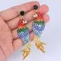 EVER FAITH Womens Austrian Crystal Art Deco Parrot Pet Bird Pierced Dangle Earrings Gold-Tone EVER FAITH Womens Austrian Crystal Art Deco Parrot Pet Bird Pierced Dangle Earrings Gold-Tone