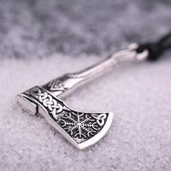 fishhook Vintage Retro Trinity Celtic Knot Norse Viking Odin Valknut Amulet Axe Pendant Necklace Jewelry