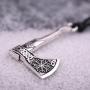 fishhook Vintage Retro Trinity Celtic Knot Norse Viking Odin Valknut Amulet Axe Pendant Necklace Jewelry