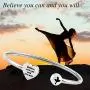 Dance Inspirational Keychain Dance Recital Gift Believe You Can and You Will