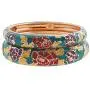 UJOY Cloisonne Bangles Gorgeous National Floral Panda Set Enameled Gold Plated Handcrafted Bracelets Jewelry Gifts 55C43 UJOY Cloisonne Bangles Gorgeous National Floral Panda Set Enameled Gold Plated Handcrafted Bracelets Jewelry Gifts 55C43