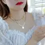 TrustDavis Womens Fashion Gold Tone Choker Chain Necklace for Party Jewelry TrustDavis Womens Fashion Gold Tone Choker Chain Necklace for Party Jewelry