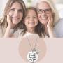 PammyJ Faith Over Fear Necklace for Girls – Inspirational Jewelry Gifts for Women, 18'' + 2'' ext