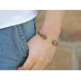 Skyrim Jormungandr Vintage Snake Screw Indian Cuff Bangle Bracelet for Men and Women