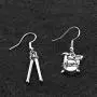 CENWA Music Festival Drums Dangle Earrings Drummer Gift Drummer Jewelry Drum Kit and Drumstick Charm Earrings Gifts Drum Player Band Gifts CENWA Music Festival Drums Dangle Earrings Drummer Gift Drummer Jewelry Drum Kit and Drumstick Charm Earrings Gifts Drum Player Band Gifts