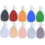 10 Pairs Lightweight Leather Earrings for Women Girls - Petal Drop Earrings Set Antique Handmade Faux Leather Jewelry for Daily Wear