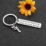Zuo Bao Supernatural Inspired Jewelry Supernatural Quote Saving People Hunting Things The Family Business Keychain Gun Charm Gift for Supernatural Fans