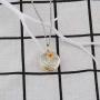 BAUNA Dried Flower Necklace Processed Real Flower Pendant Necklace for Mori Girls