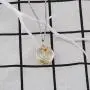 BAUNA Dried Flower Necklace Processed Real Flower Pendant Necklace for Mori Girls BAUNA Dried Flower Necklace Processed Real Flower Pendant Necklace for Mori Girls