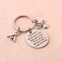 Baseball Keychain Baseball Player Gift Softball Charm Keychain Gifts Baseball Mom Gift Baseball Jewelry Inspiration Gift Take Pride in How Far You Have Come