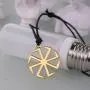 fishhook Wicca Slavic Kolovrat Sun Wheel Symbol for Good Luck Talisman Pendant Necklace fishhook Wicca Slavic Kolovrat Sun Wheel Symbol for Good Luck Talisman Pendant Necklace
