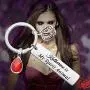 KEYCHIN Vampire Fans Gift American TV Show Inspired Jewelry Damon/Stefan Salvatore Is My Spirit Animal Keychain Horror Movie Peripheral Gift KEYCHIN Vampire Fans Gift American TV Show Inspired Jewelry Damon/Stefan Salvatore Is My Spirit Animal Keychain Horror Movie Peripheral Gift