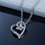 HooAMI Cremation Jewelry for Ashes Butterfly Pendant Memorial Urn Necklace
