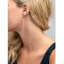 Minimal Long Circle Bar Earrings 18k Gold Plated Drop Line Dangle Geometric jewelry for Women Girls Minimal Long Circle Bar Earrings 18k Gold Plated Drop Line Dangle Geometric jewelry for Women Girls