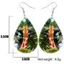 NEWEI Acrylic Lightweight Africa Giraffe Earrings Big Teardrop Dangle Jungle Animal Jewelry For Women Kids Charm Gift NEWEI Acrylic Lightweight Africa Giraffe Earrings Big Teardrop Dangle Jungle Animal Jewelry For Women Kids Charm Gift