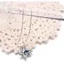 AOBOCO Sterling Silver Butterfly Pendant Necklace Embellished with Crystals from Austria, Dreamy Morpho Helena Butterfly Gifts for Butterfly Lovers, Fine Jewelry Gifts for Women