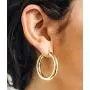 14K Yellow Gold Thick Tube Hoop Earrings with Click-Down Clasp, (5 or 6mm Tube) 14K Yellow Gold Thick Tube Hoop Earrings with Click-Down Clasp, (5 or 6mm Tube)