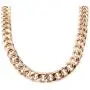 VIKI LYNN Gold Plated Chain Punk Cuban Link Chain for Men