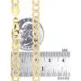 Nuragold 14k Yellow Gold Solid 7mm Cuban Chain Curb Link Diamond Cut Pave Two Tone Necklace, Mens Jewelry Lobster Lock 20'' 22'' 24'' 26'' 28'' 30'' Nuragold 14k Yellow Gold Solid 7mm Cuban Chain Curb Link Diamond Cut Pave Two Tone Necklace, Mens Jewelry Lobster Lock 20'' 22'' 24'' 26'' 28'' 30''
