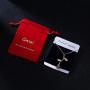 Rose Flower Necklace 18K Gold Plated Silver Rose Jewelry Gift for Women Girl